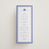 "preston" - Letterpress Long Programs in Bluebell by Sara Hicks Malone - Front