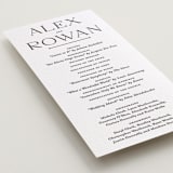 "Quiet Luxury" - Letterpress Long Programs in Clove by Oscar and Emma - Karly Depew - Detail