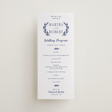 "Botanical Dream" - Letterpress Long Programs in Lapis by Sherley Ferreira - Front