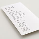"Kismet" - Letterpress Long Programs in Clove by Alston Foster - Detail