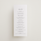 "Kamal" - Letterpress Long Programs in Soft Black by Oma N. Ramkhelawan - Front