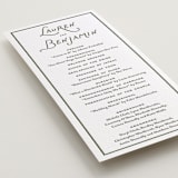 "Marshland" - Letterpress Long Programs in Artichoke by Oscar and Emma - Karly Depew - Detail