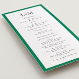 "Classic Initials" - Letterpress Long Programs in Soft Black by mo kelley - Detail
