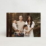 "feeling grateful" - Thanksgiving Cards in Cotton by Sara Hicks Malone - Front