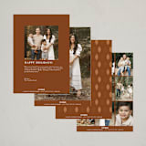 "Thankful Sentiment" - Thanksgiving Cards in Nutmeg by Sandra Picco Design - Back of Card Options