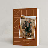 "Thankful Sentiment" - Thanksgiving Cards in Nutmeg by Sandra Picco Design - Folded Card