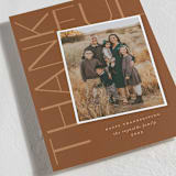 "Thankful Sentiment" - Thanksgiving Cards in Nutmeg by Sandra Picco Design - Detail