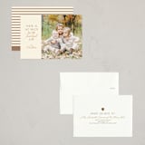 "Acorn" - Thanksgiving Cards in Cream by Ashlee Townsend - Assembled