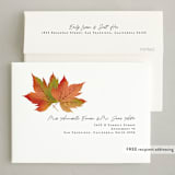 "Maple Lovers" - Thanksgiving Cards in Autumn by Grae - FREE Recipient Addressing