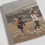 "Give Thanks Modern" - Thanksgiving Cards in Powder by Kristel - Detail