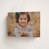 "Thankgiving Classic" - Thanksgiving Cards in Whipped Cream by Pixel and Hank - Folded Card