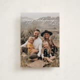 "Simple Script" - Thanksgiving Cards in Whipped Cream by Owl and Toad - Front