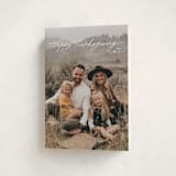 "Simple Script" - Thanksgiving Cards in Whipped Cream by Owl and Toad - Folded Card