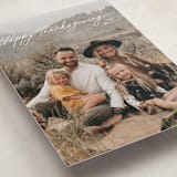 "Simple Script" - Thanksgiving Cards in Whipped Cream by Owl and Toad - Detail