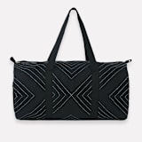 "Arrow Canvas Duffle Bag" - Tote Bag in black by Anchal