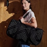"Arrow Canvas Duffle Bag" - Tote Bag in black by Anchal