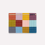 "Medium Checkered Laptop Case - Mosaic" - Tote Bag in multicolor by Anchal