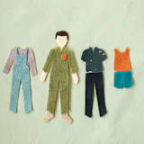 "Felt Doll Starter Set - Hazelnut" - Toys in multicolor by Lowercase Toys