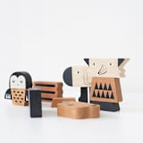 "Animal Tower" - Toys in multicolor by Wee Gallery
