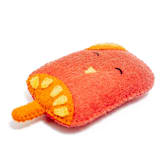 "Felt Food Toys & Picnic Basket-Orange Popsicle" - Toys in orange by Global Goods Partners
