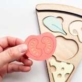 "Pizza Puzzle" - Toys in multicolorassorted-colors by Haven Print Co.
