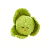 "Felt Food Toys & Picnic Basket- Cabbage" - Toys in green by Global Goods Partners