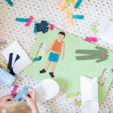 "Felt Travel Board - Pear" - Toys in multicolorassorted-colors by Lowercase Toys
