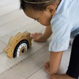"Bamboo Nesting Hedgehog" - Toys in multicolor by Wee Gallery