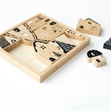 "Bamboo Woodland Village" - Toys in multicolor by Wee Gallery