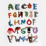 "Animal Alphabet" - Toys in multicolor by Nivas Collection