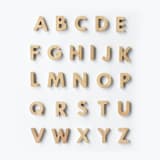 "Wee Gallery Bamboo Alphabet and Animal Alphabet Cards" - Toys in multicolor by Wee Gallery
