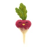"Felt Food Toys & Picnic Basket- Radish" - Toys in red by Global Goods Partners
