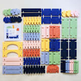 "Interlocking Blocks - Architectural Set" - Toys in multicolor by Lowercase Toys