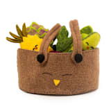 "Felt Food Toys & Picnic Basket- Watermelon" - Toys in red by Global Goods Partners
