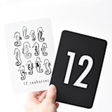 "Wee Gallery Bamboo Numbers and Nature Number Cards" - Toys in multicolor by Wee Gallery