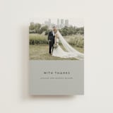 "Picturesque" - Wedding Thank You Postcards in Linen by Christie Garcia - Front
