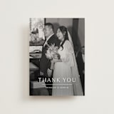 "Rhythmic" - Wedding Thank You Postcards in Simply White by Jennifer Postorino - Front