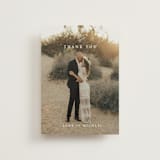 "Sense and Sensibility" - Wedding Thank You Postcards in Cloud by Design Lotus - Front