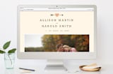 "Love Struck" - Wedding Thank You Postcards in Pale Salmon by The Social Type - FREE Wedding Website