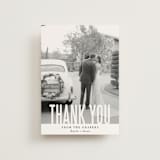 "Monumental" - Wedding Thank You Postcards in Cotton by Jessie Steury - Front