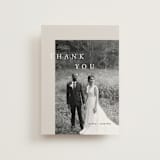 "The Minimalist" - Wedding Thank You Postcards in Air by lulu and isabelle - Front