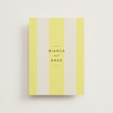 "Campania" - Wedding Thank You Postcards in Limone by Megan Davis - Front