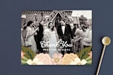"Classic Floral" - Wedding Thank You Postcards in Spring Blush by Alethea and Ruth - Front