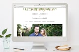 "Longwood Estates" - Wedding Thank You Postcards in Peach Sorbet by Jennifer Wick - FREE Wedding Website