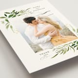 "Verdure" - Wedding Thank You Postcards in Garden by Leah Bisch - Detail