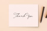 "Estate" - Wedding Thank You Postcards in Blush by Kim Dietrich Elam - Front