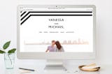 "Desenfadado" - Wedding Thank You Postcards in Black by Aspacia Kusulas - FREE Wedding Website