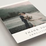 "A Thousand Years" - Wedding Thank You Postcards in Classic White by Design Lotus - Detail