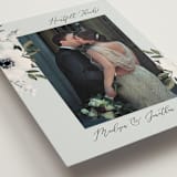"Nantucket Romance" - Wedding Thank You Postcards in Marine by Chris Griffith - Detail