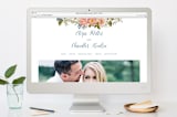 "Garden Rose" - Wedding Thank You Postcards in Garden Rose by Wildfield Paper Co - FREE Wedding Website
